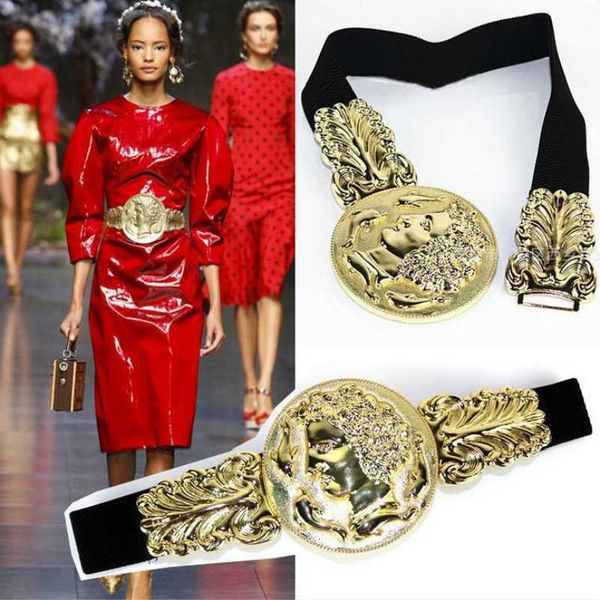 european and american catwalk metal waist chain shiny gold beauty head woman belt luxury fashion designer belt 2020 new, Black;brown
european and american catwalk metal waist chain shiny gold beauty head woman belt luxury fashion designer belt 2020 new, Black;brown