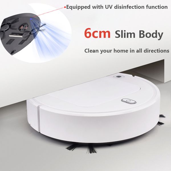 robot vacuum cleaner spray sweeping and wet mopping uv light disinfection for hard floors&carpet run 90 min usb charge
robot vacuum cleaner spray sweeping and wet mopping uv light disinfection for hard floors&carpet run 90 min usb charge