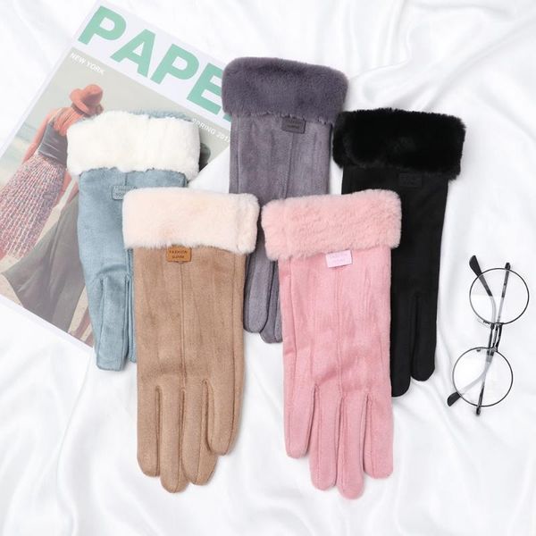 new fashion touch screen gloves women autumn winter cute furry warm mitts full finger mittens outdoor sport female warm gloves, Blue;gray
new fashion touch screen gloves women autumn winter cute furry warm mitts full finger mittens outdoor sport female warm gloves, Blue;gray