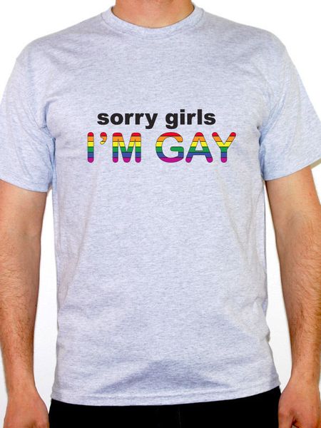 new cool casual t shirts funny sorry girls i'm gay - relationship / humorous / novelty themed mens printing on tee shirts
new cool casual t shirts funny sorry girls i'm gay - relationship / humorous / novelty themed mens printing on tee shirts