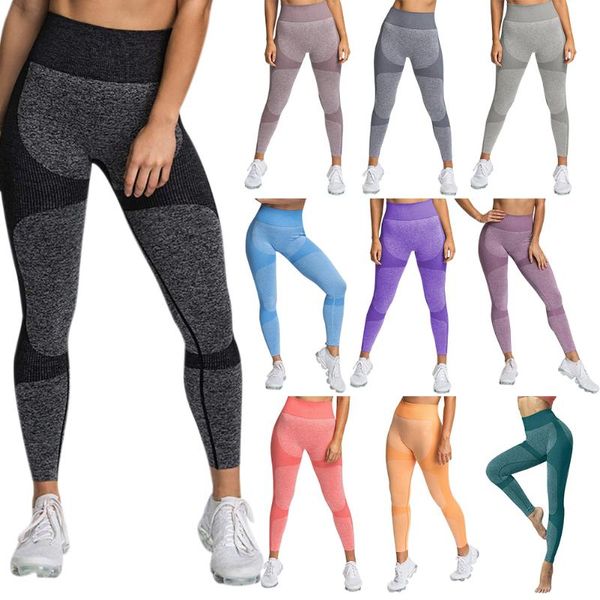 splicing color seamless high waist tight pants solid athletic workout long tights gym running trouser, White;red
splicing color seamless high waist tight pants solid athletic workout long tights gym running trouser, White;red