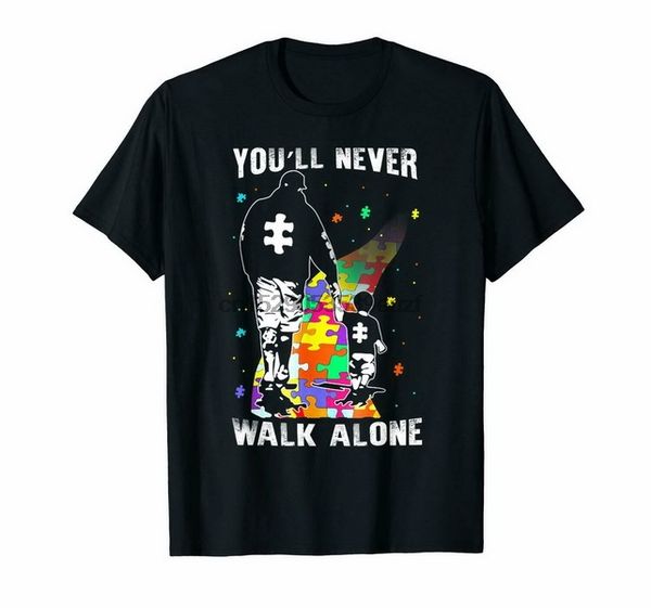 black youll never walk alone shirt puzzle pieces autism awareness 100% cotton wholesale tee shirt
black youll never walk alone shirt puzzle pieces autism awareness 100% cotton wholesale tee shirt