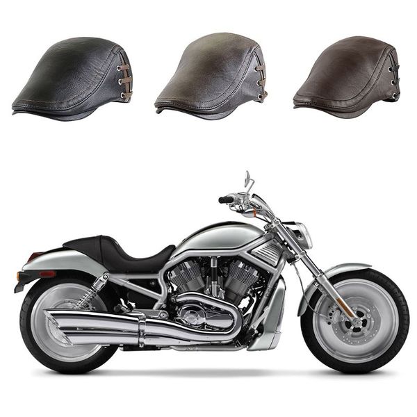 faux leather men newspaper cap winter warm beret british gentleman flat hat 77hc, Black
faux leather men newspaper cap winter warm beret british gentleman flat hat 77hc, Black