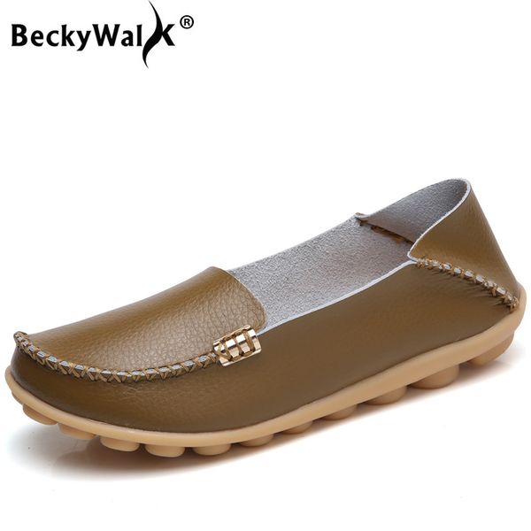 beckywalk new 2020 women flat shoes woman loafers plus size women soft genuine leather casual mom shoes sapato feminino wsh2678, Black
beckywalk new 2020 women flat shoes woman loafers plus size women soft genuine leather casual mom shoes sapato feminino wsh2678, Black