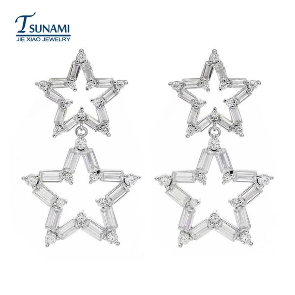 stud upper and lower star zircon earrings fashion jewelry for a woman/girl wedding party er-128, Golden;silver
stud upper and lower star zircon earrings fashion jewelry for a woman/girl wedding party er-128, Golden;silver