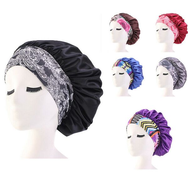 shower caps 2021 women floral satin bonnet cap night sleep hair protect head cover wide band adjust hats bathroom products
shower caps 2021 women floral satin bonnet cap night sleep hair protect head cover wide band adjust hats bathroom products