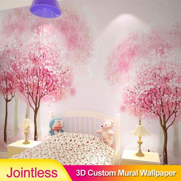 jointless custom 3d mural wallpaper children's room girl room pink tree bedroom living background home decor
jointless custom 3d mural wallpaper children's room girl room pink tree bedroom living background home decor