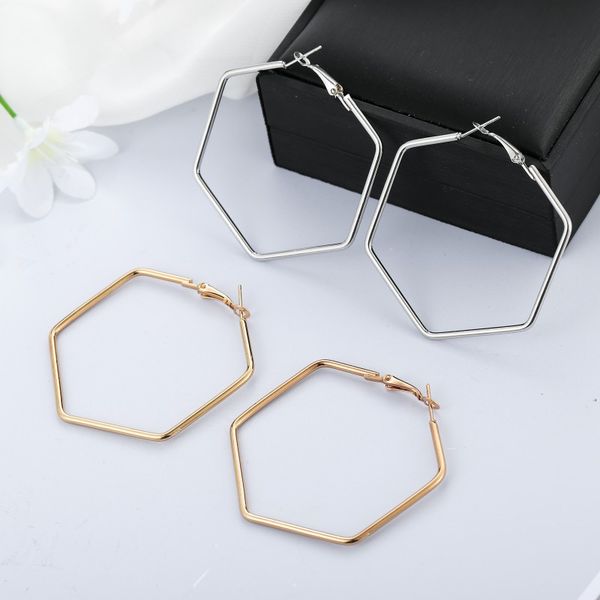 fashion smooth hollow hexagon dangle earring for women lady large geometric hoop earrings jewelry gifts ear accessories, Golden;silver
fashion smooth hollow hexagon dangle earring for women lady large geometric hoop earrings jewelry gifts ear accessories, Golden;silver