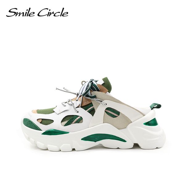 smile circle chunky sneakers women shoes flat platform shoes lazy casual patchwork thick bottom 6cm ladies sneaker, Black
smile circle chunky sneakers women shoes flat platform shoes lazy casual patchwork thick bottom 6cm ladies sneaker, Black
