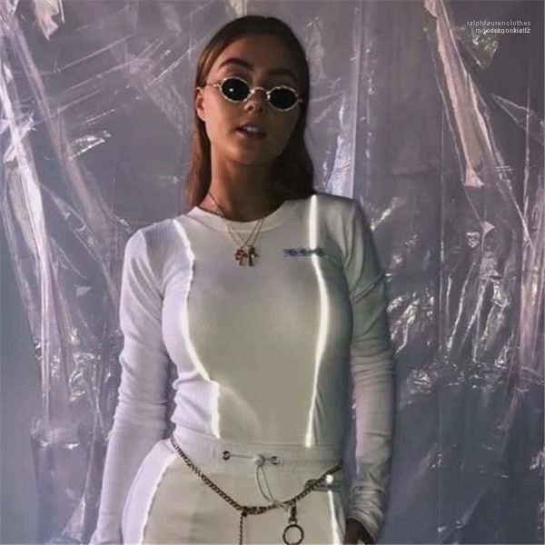 long loose fashion sports tees spring summer fashion designer solid panelled line womens t shirts designer long sleeve o-neck, White
long loose fashion sports tees spring summer fashion designer solid panelled line womens t shirts designer long sleeve o-neck, White