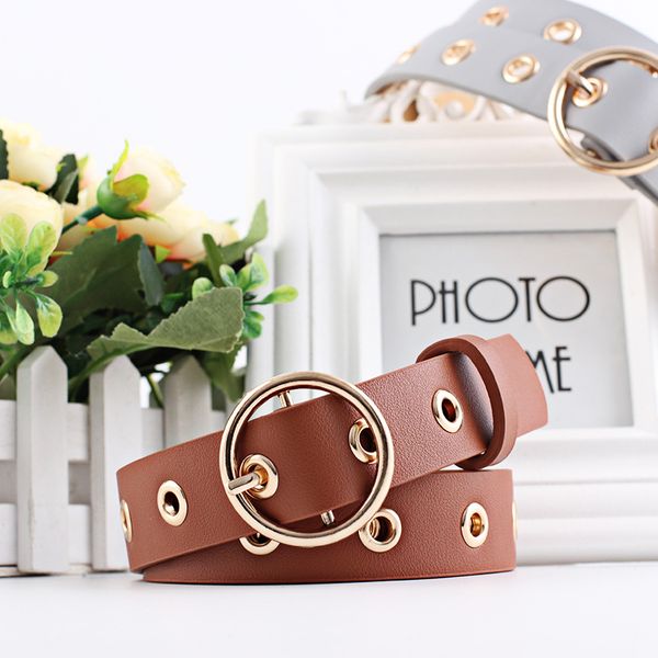 new round buckle wide belt women's hollow eyelet women's belt with fashionable eyelet women, Black;brown
new round buckle wide belt women's hollow eyelet women's belt with fashionable eyelet women, Black;brown