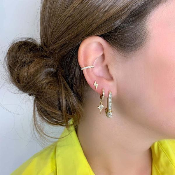2020 fashion korean fresh simple temperament cz north star earring wholesale starburst charm sparking cz female jewelry gift, Silver
2020 fashion korean fresh simple temperament cz north star earring wholesale starburst charm sparking cz female jewelry gift, Silver