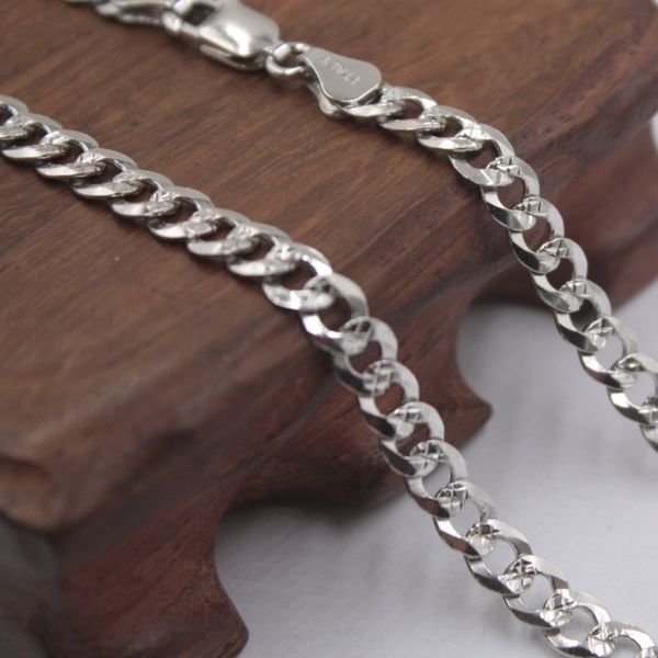 solid sterling s925 silver chain luck tank curb chain link necklace 20inch 3mmw 42.56g
solid sterling s925 silver chain luck tank curb chain link necklace 20inch 3mmw 42.56g