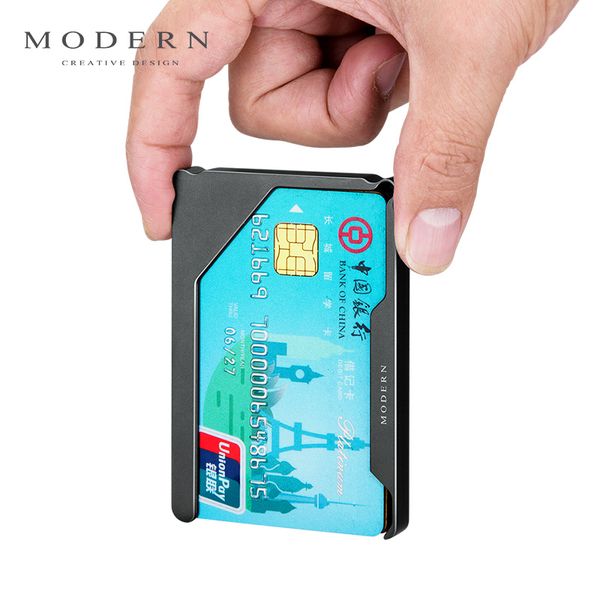 brand aluminum slim card holder card wallet case minimalist men wallets mini travel wallet organizer - morden, Brown;gray
brand aluminum slim card holder card wallet case minimalist men wallets mini travel wallet organizer - morden, Brown;gray