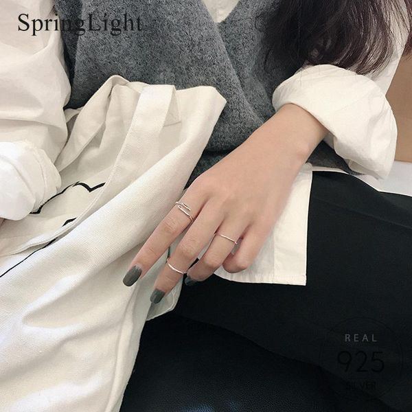 springlight minimalist cold wind wave pattern double layer ring real 925 sterling silver handmade fine jewelry rings for women, Golden;silver
springlight minimalist cold wind wave pattern double layer ring real 925 sterling silver handmade fine jewelry rings for women, Golden;silver