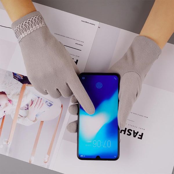 five fingers gloves yu xue qing women' thin spring autumn winter driving glove touch screen sensor lace pattern mitten, Blue;gray
five fingers gloves yu xue qing women' thin spring autumn winter driving glove touch screen sensor lace pattern mitten, Blue;gray