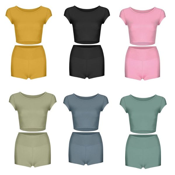 женщины 2 шт йога outfit set o-образным вырезом slim fit crop top высокая талия scrunch bulift шорты solid color workout tracksuit, White;red
женщины 2 шт йога outfit set o-образным вырезом slim fit crop top высокая талия scrunch bulift шорты solid color workout tracksuit, White;red