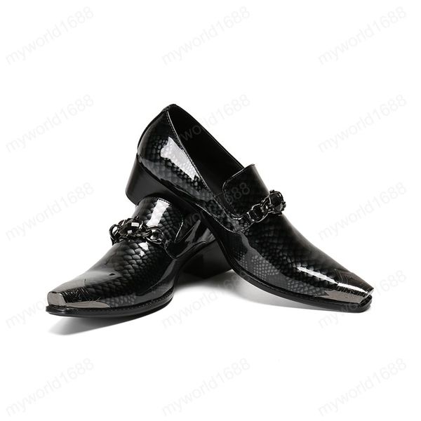 fashion increase height men shoes patent leather party wedding formal dress shoes square toe office oxford shoes, Black
fashion increase height men shoes patent leather party wedding formal dress shoes square toe office oxford shoes, Black