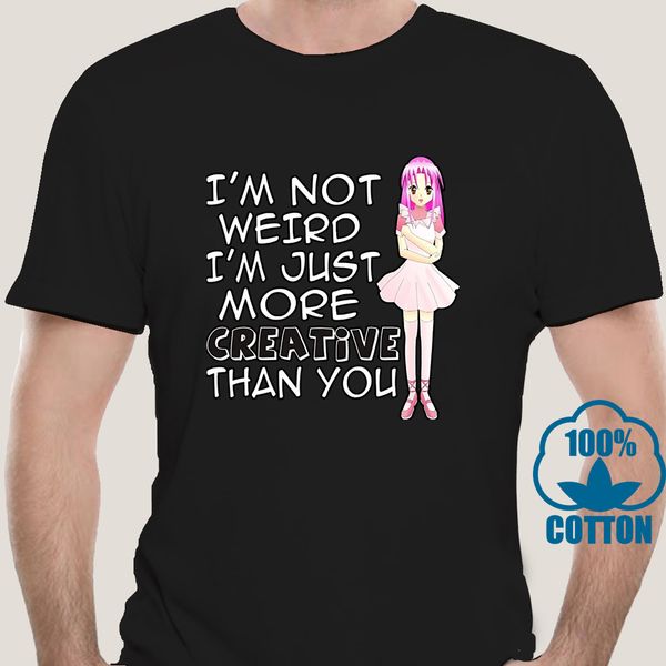 3652a anime inspirational t-shirt graphic novels im not weird men 2019 summer new men tees t shirt creator
3652a anime inspirational t-shirt graphic novels im not weird men 2019 summer new men tees t shirt creator