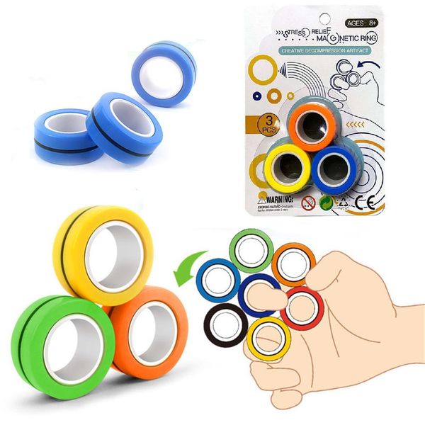 2020 stress relief magnetic ring decompression finger toys reliver anti-stress spinner for adults kids christmas gifts
2020 stress relief magnetic ring decompression finger toys reliver anti-stress spinner for adults kids christmas gifts