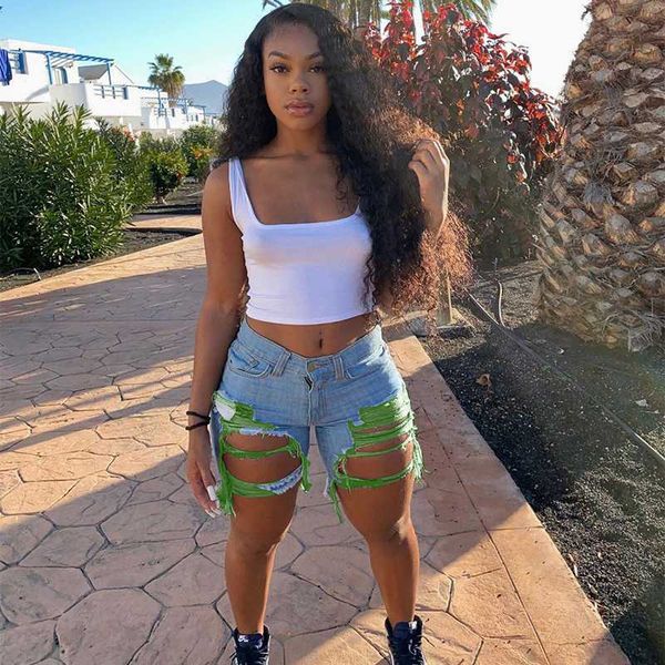haoyuan plus size elastic high waist ripped jeans shorts tassel women club denim short pants oversized skinny biker shorts, White;black
haoyuan plus size elastic high waist ripped jeans shorts tassel women club denim short pants oversized skinny biker shorts, White;black