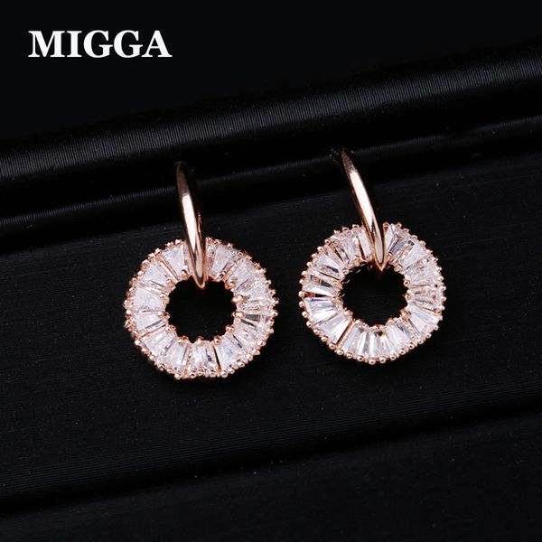 stud migga shining cubic zircon round earrings for women girls rose gold color crystal studs jewelry, Golden;silver
stud migga shining cubic zircon round earrings for women girls rose gold color crystal studs jewelry, Golden;silver