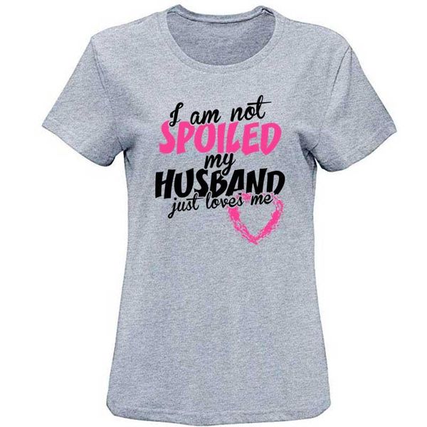 Fashion I Am Not Spoiled My Husband Just Loves Me Tshirt Fitted Men T Shirt Round Collar Comical Tshirts Men Natural
Fashion I Am Not Spoiled My Husband Just Loves Me Tshirt Fitted Men T Shirt Round Collar Comical Tshirts Men Natural