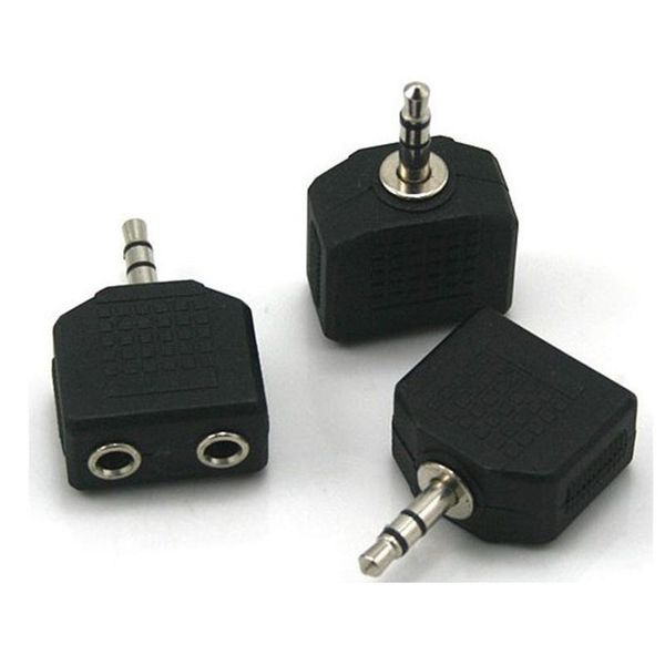 3.5mm jack 1 to 2 double earphone headphone y splitter cable adapter plug for computer for phone for mp3
3.5mm jack 1 to 2 double earphone headphone y splitter cable adapter plug for computer for phone for mp3