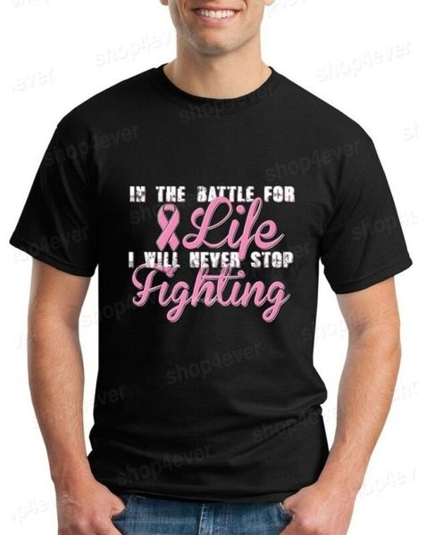i will never sfighting t-shirt breast cancer shirts(1