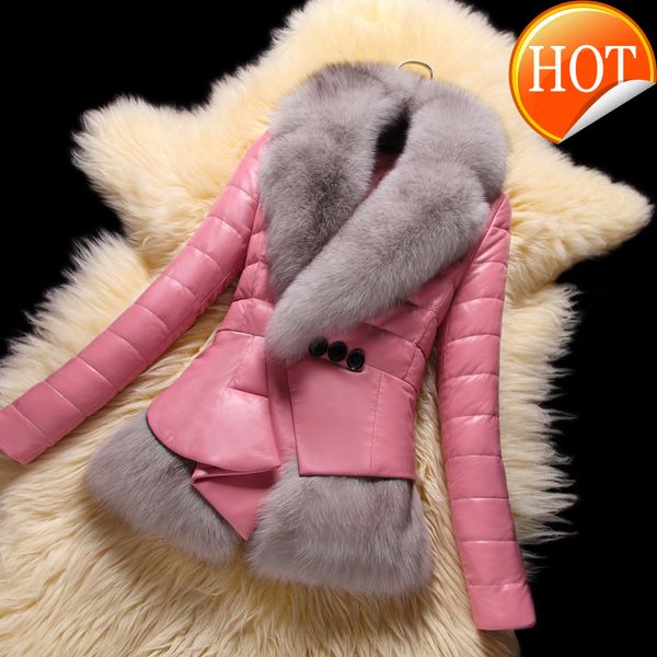 100% real 2020 sheepskin coat female winter natural fur pink duck down jacket women korean genuine leather jacket coats 1928, Black
100% real 2020 sheepskin coat female winter natural fur pink duck down jacket women korean genuine leather jacket coats 1928, Black