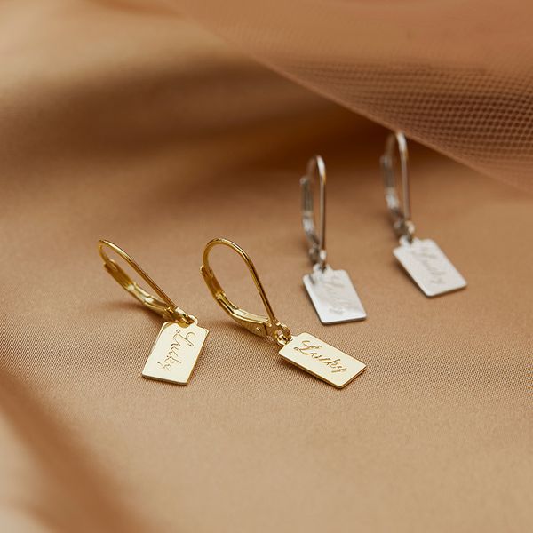 ghidbk 925 sterling silver tiny initials lucky square pendant huggie hoop earrings for women dainty letters charms hoop earring, Golden;silver
ghidbk 925 sterling silver tiny initials lucky square pendant huggie hoop earrings for women dainty letters charms hoop earring, Golden;silver