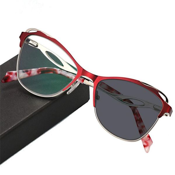 women cat eye design full rim alloy prescriptions pchromic lens optical eyewear anti-fatigue goggle reading eyeglasses women, White;black
women cat eye design full rim alloy prescriptions pchromic lens optical eyewear anti-fatigue goggle reading eyeglasses women, White;black