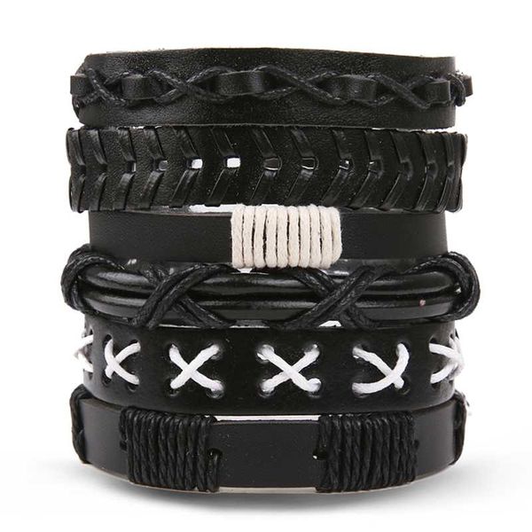 tennis ifmia 2021 black color braided wrap bracelets & bangles fashion gift multilayer handmade rope chain leather bracelet for men, Golden;silver
tennis ifmia 2021 black color braided wrap bracelets & bangles fashion gift multilayer handmade rope chain leather bracelet for men, Golden;silver