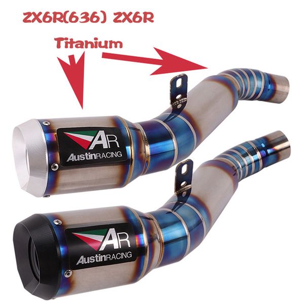 suitable for motorcycle 2009-2020 zx6r 636 modified exhaust pipe modified zx6r titanium alloy exhaust pipe with connecting
suitable for motorcycle 2009-2020 zx6r 636 modified exhaust pipe modified zx6r titanium alloy exhaust pipe with connecting