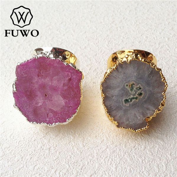 cluster rings fuwo solar quartz ring 24k gold electroplated multicolor flower crystal adjustable jewelry wholesale rg008, Golden;silver
cluster rings fuwo solar quartz ring 24k gold electroplated multicolor flower crystal adjustable jewelry wholesale rg008, Golden;silver