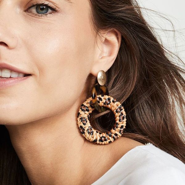 aensoa korea handmade acylic circle bamboo circle drop earrings women long hollow round rattan straw braid statement earrings, Silver
aensoa korea handmade acylic circle bamboo circle drop earrings women long hollow round rattan straw braid statement earrings, Silver