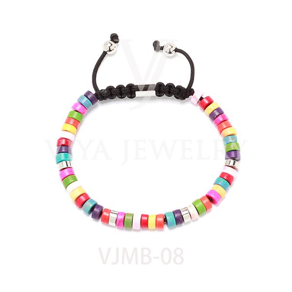colorful wheel beads braided beach couple bracelets wheel beads braided adjustable women macrame bracelet luxury gift for lovers, Black
colorful wheel beads braided beach couple bracelets wheel beads braided adjustable women macrame bracelet luxury gift for lovers, Black