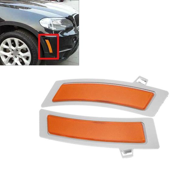 car front bumper amber side marker reflector light lamps for- e70 x5 2011-2013 reflective strips signal light
car front bumper amber side marker reflector light lamps for- e70 x5 2011-2013 reflective strips signal light