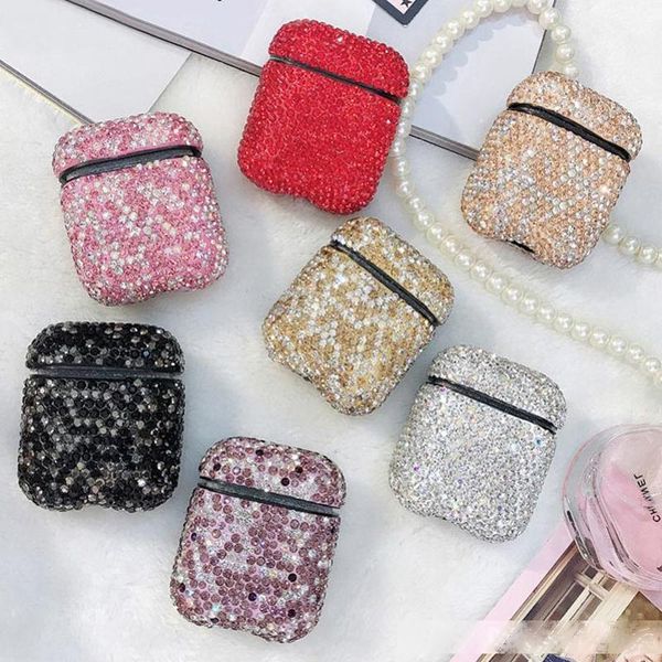 luxury bling shiny diamond decorative case for apple airpods 1 2 case wireless bluetooth earphone protective cover bag shell with package
luxury bling shiny diamond decorative case for apple airpods 1 2 case wireless bluetooth earphone protective cover bag shell with package