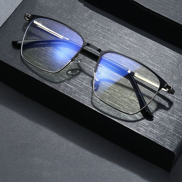 metal frame glasses full rim eye glasses men business style anti blue-ray spring hinges new arrival selling, Black
metal frame glasses full rim eye glasses men business style anti blue-ray spring hinges new arrival selling, Black