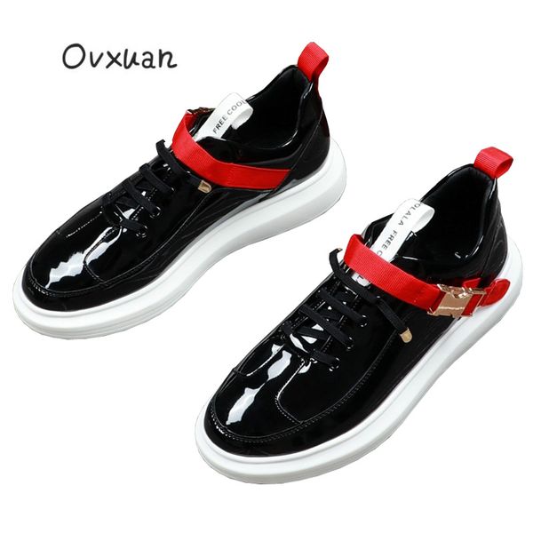 ovxuan все черные кроссовки charm красный пояс пряжки металла кожа коренастый обувь ботильоны мужчины hip hop мужчины квартиры повседневная, Black
ovxuan все черные кроссовки charm красный пояс пряжки металла кожа коренастый обувь ботильоны мужчины hip hop мужчины квартиры повседневная, Black