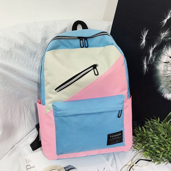 backpack canvas student oblique zipper multifunctional school bag female outdoor sweet stitching big laptop
backpack canvas student oblique zipper multifunctional school bag female outdoor sweet stitching big laptop