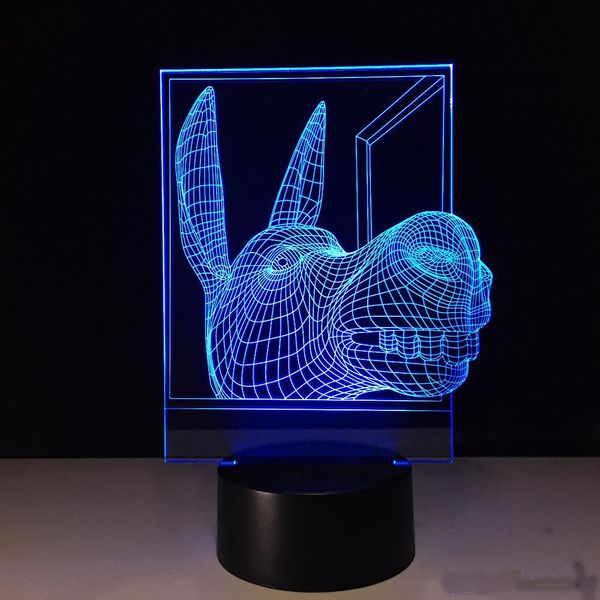 горячие продажи 3d donkey иллюзия лампы night light dc 5v usb зарядка батареи пятого оптовая dropshipping свободная перевозка груза рознично
горячие продажи 3d donkey иллюзия лампы night light dc 5v usb зарядка батареи пятого оптовая dropshipping свободная перевозка груза рознично