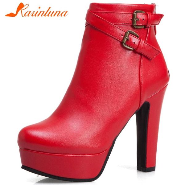 karin plus size 34-50 ladies 2020 office boots round toe platform thick high heels buckle women boots ankle women shoes, Black
karin plus size 34-50 ladies 2020 office boots round toe platform thick high heels buckle women boots ankle women shoes, Black