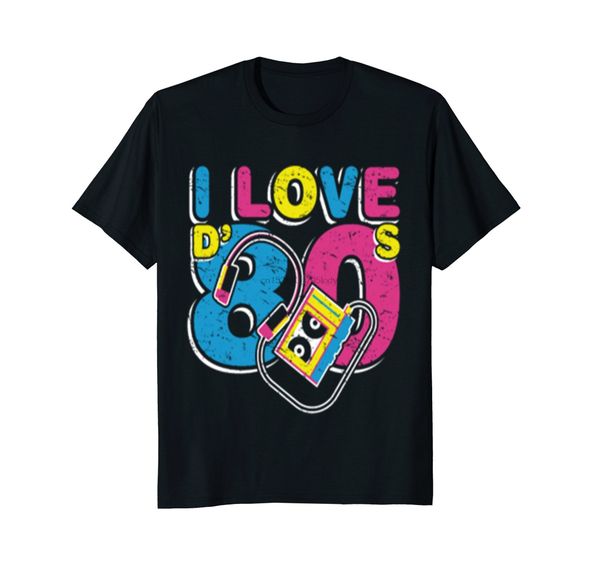 80's tshirt 80s clothes i love d' 80s party shirt