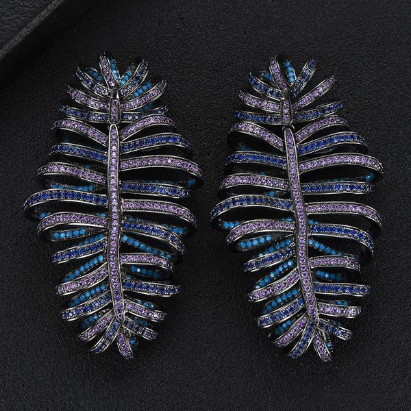 dangle & chandelier godki maxi feather statement earrings for women wedding famous design 2021 charms cubic zircon party accessories, Silver
dangle & chandelier godki maxi feather statement earrings for women wedding famous design 2021 charms cubic zircon party accessories, Silver