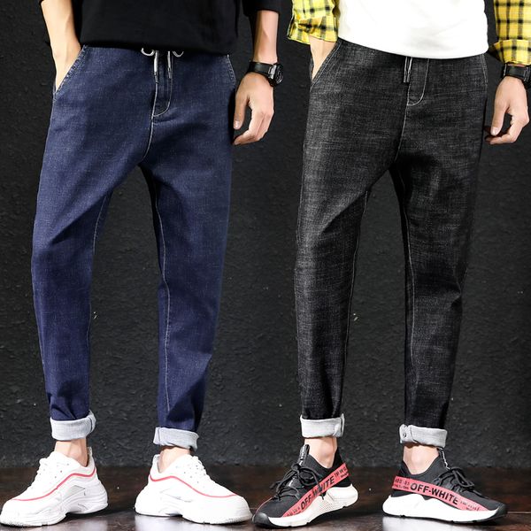 men's jeans plus size 5xl 6xl 7xl elastic waist harem 2021 autumn fashion blue black cotton stretch denim pants male
men's jeans plus size 5xl 6xl 7xl elastic waist harem 2021 autumn fashion blue black cotton stretch denim pants male