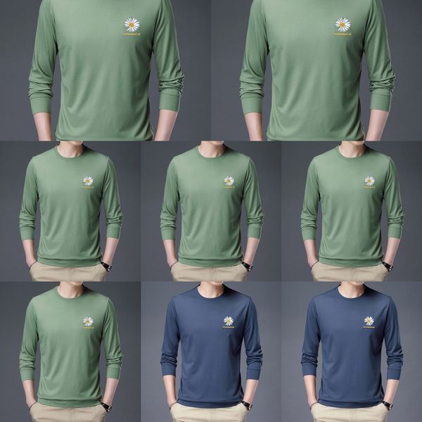 autumn embroidered new long-sleeved men's sweater round neck solid color korean casual loose chrysanthemum embroidered sweater men', Black
autumn embroidered new long-sleeved men's sweater round neck solid color korean casual loose chrysanthemum embroidered sweater men', Black