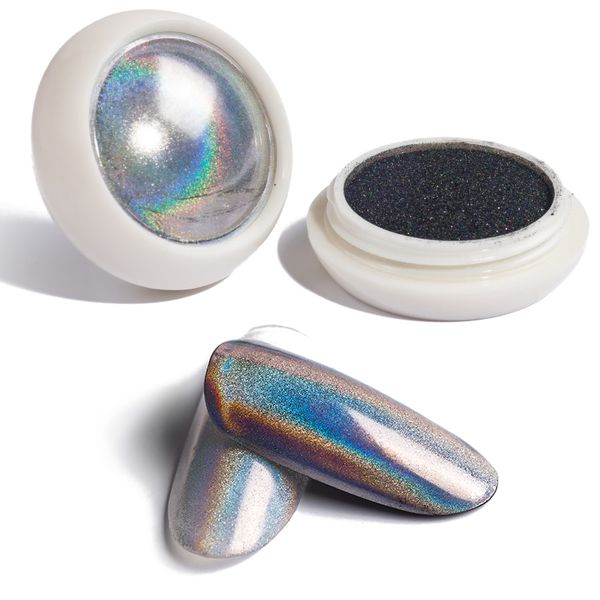 nail glitter 1 pcs holographic laser mermaid powder holo shinny chrome titanium dust pigment for manicure gelpolish, Silver;gold
nail glitter 1 pcs holographic laser mermaid powder holo shinny chrome titanium dust pigment for manicure gelpolish, Silver;gold