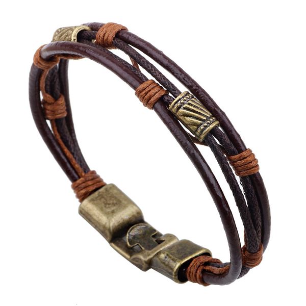 bracelets men 2020 new fashion jewelry genuine leather stainless steel brown bracelet men's vintage bracelets & bangles, Golden;silver
bracelets men 2020 new fashion jewelry genuine leather stainless steel brown bracelet men's vintage bracelets & bangles, Golden;silver